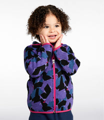 L.L.Bean Infants' and Toddlers' Sweater Fleece, Full-Zip Print CLOTHING