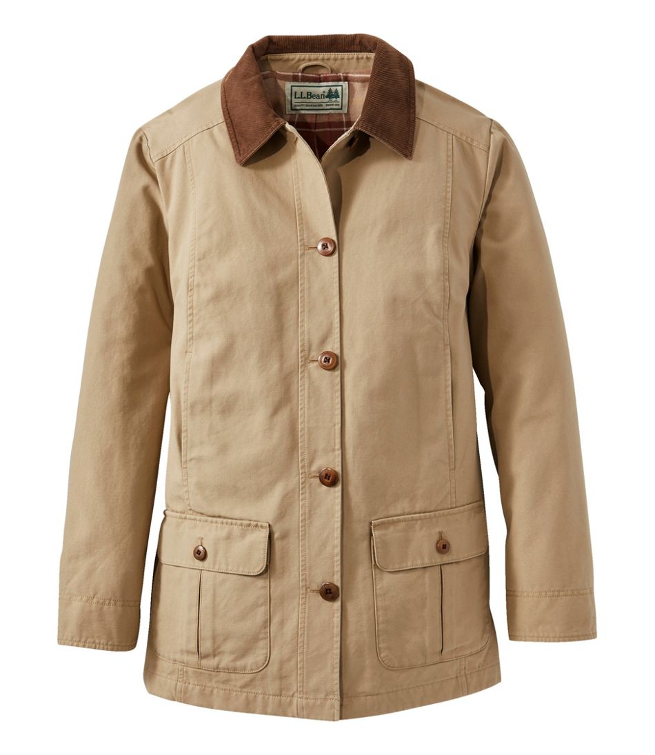 L.L.Bean Women's Adirondack Barn Coat, Flannel-Lined OUTERWEAR