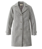 L.L.Bean Women's Classic Lambswool Polo Coat, Three-Quarter Length OUTERWEAR