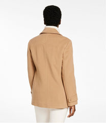 L.L.Bean Women's Classic Lambswool Peacoat OUTERWEAR