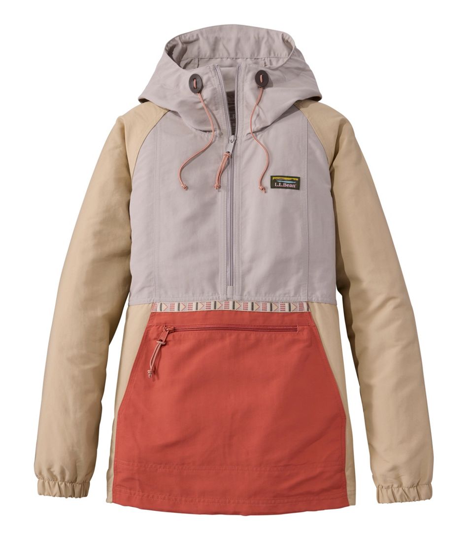 L.L.Bean Women's Mountain Classic Anorak, Multi-Color OUTERWEAR|SALE