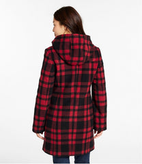 L.L.Bean Women's Classic Lambswool Duffel Coat, Pattern OUTERWEAR