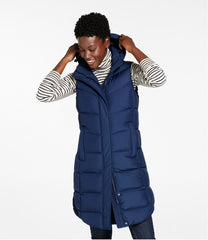 L.L.Bean Women's Popham Puffer Long Vest OUTERWEAR