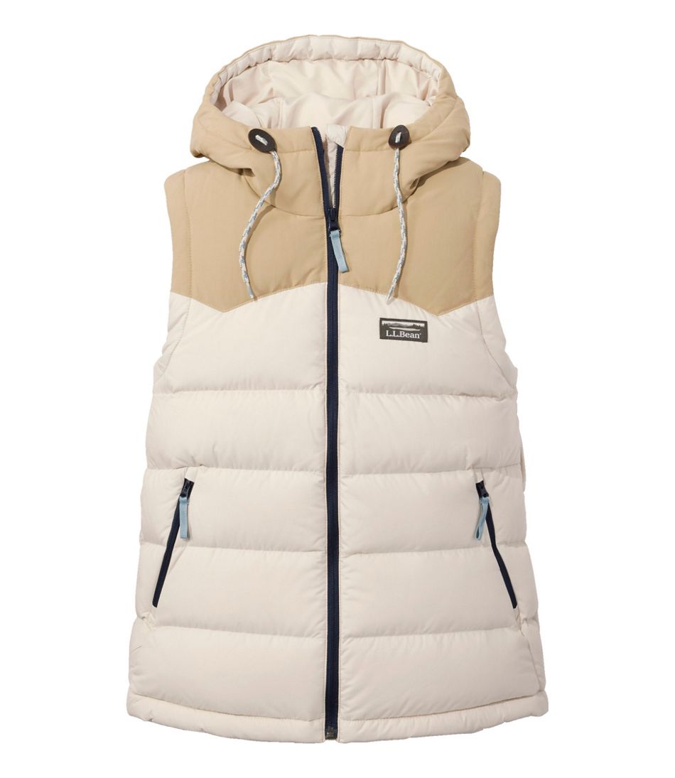 L.L.Bean Women's Mountain Classic Hooded Down Vest OUTERWEAR|SALE
