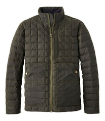 L.L.Bean Men's Upcountry Waxed Cotton Down Sweater OUTERWEAR