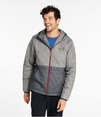 L.L.Bean Men's Katahdin Insulated Hoodie, Colorblock OUTERWEAR