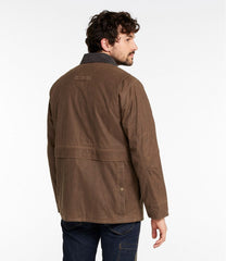 L.L.Bean Men's Double L Waxed-Cotton Upland Coat OUTERWEAR|OUTDOOR EQUIPMENT