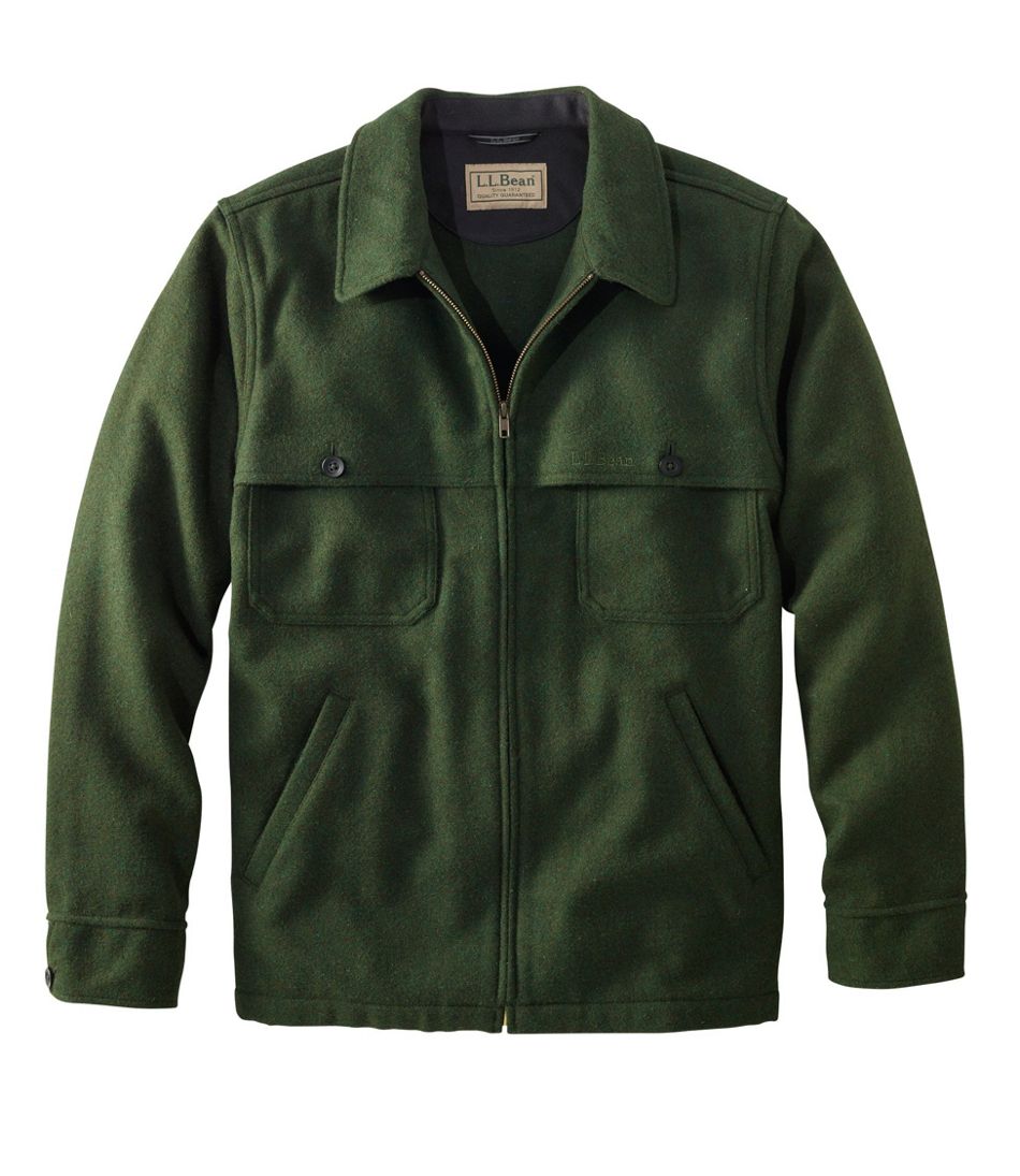 L.L.Bean Men's Maine Guide Zip-Front Jac-Shirt OUTERWEAR|OUTDOOR EQUIPMENT