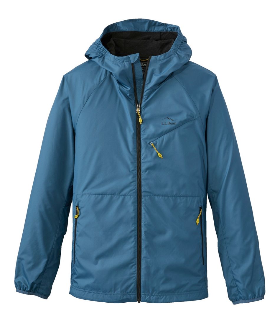 L.L.Bean Men's Bean's Performance Fleece-Lined Windbreaker Jacket OUTERWEAR|SALE