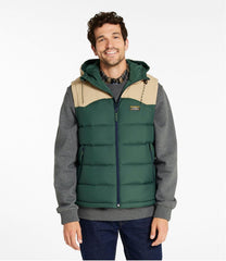 L.L.Bean Men's Mountain Classic Hooded Down Vest OUTERWEAR