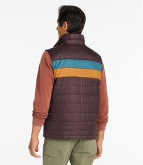 L.L.Bean Men's Mountain Classic Puffer Vest, Colorblock OUTERWEAR|SALE