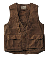 L.L.Bean Men's Double L Waxed-Cotton Upland Vest OUTERWEAR|OUTDOOR EQUIPMENT