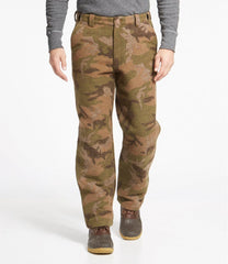 L.L.Bean Men's Maine Guide Wool Pants with PrimaLoft, Camouflage OUTERWEAR|OUTDOOR EQUIPMENT|SALE