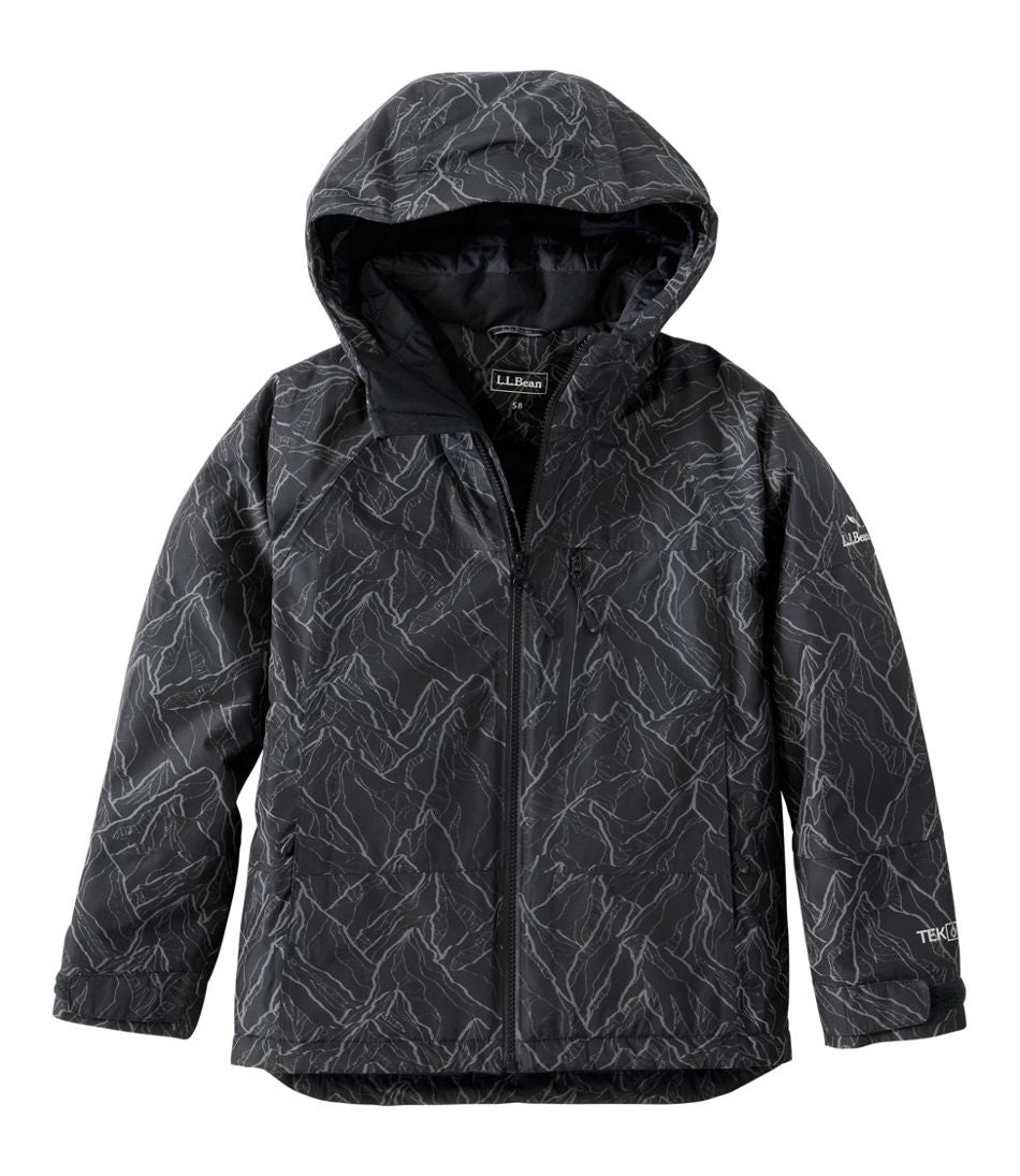 L.L.Bean Kids' Waterproof Wildcat Reflective Ski Jacket OUTERWEAR