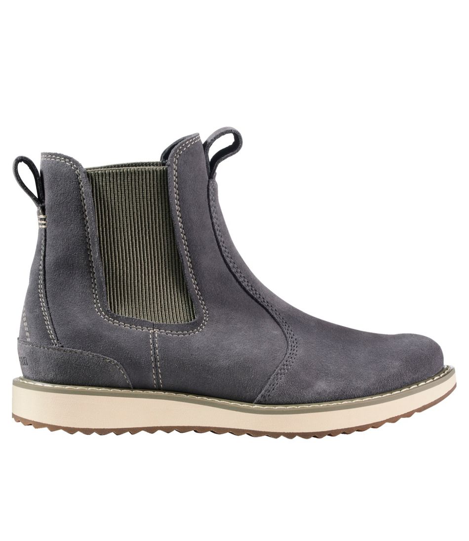 L.L.Bean Women's Stonington Chelsea Boots, Suede FOOTWEAR|SALE
