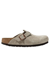 L.L.Bean Women's Birkenstock Boston Clogs, Suede Soft Footbed FOOTWEAR