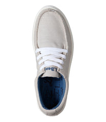 L.L.Bean Women's Higgins Beach 4-Eye Lace-Up Shoes, Canvas FOOTWEAR|SALE