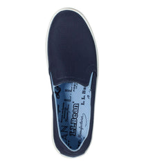 L.L.Bean Women's Eco Bay Canvas Sneakers, Slip-On FOOTWEAR|SALE
