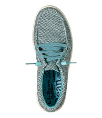 L.L.Bean Women's Higgins Beach 4-Eye Slip-Ons, Fabric FOOTWEAR|SALE