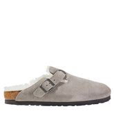 L.L.Bean Women's Birkenstock Boston Clogs, Suede Shearling FOOTWEAR