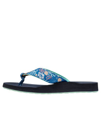 L.L.Bean Women's Maine Isle Flip-Flops, Woven Print FOOTWEAR