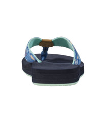 L.L.Bean Women's Maine Isle Flip-Flops, Woven Print FOOTWEAR