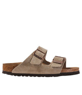 L.L.Bean Women's Birkenstock Arizona Sandals, Suede, Classic Footbed FOOTWEAR