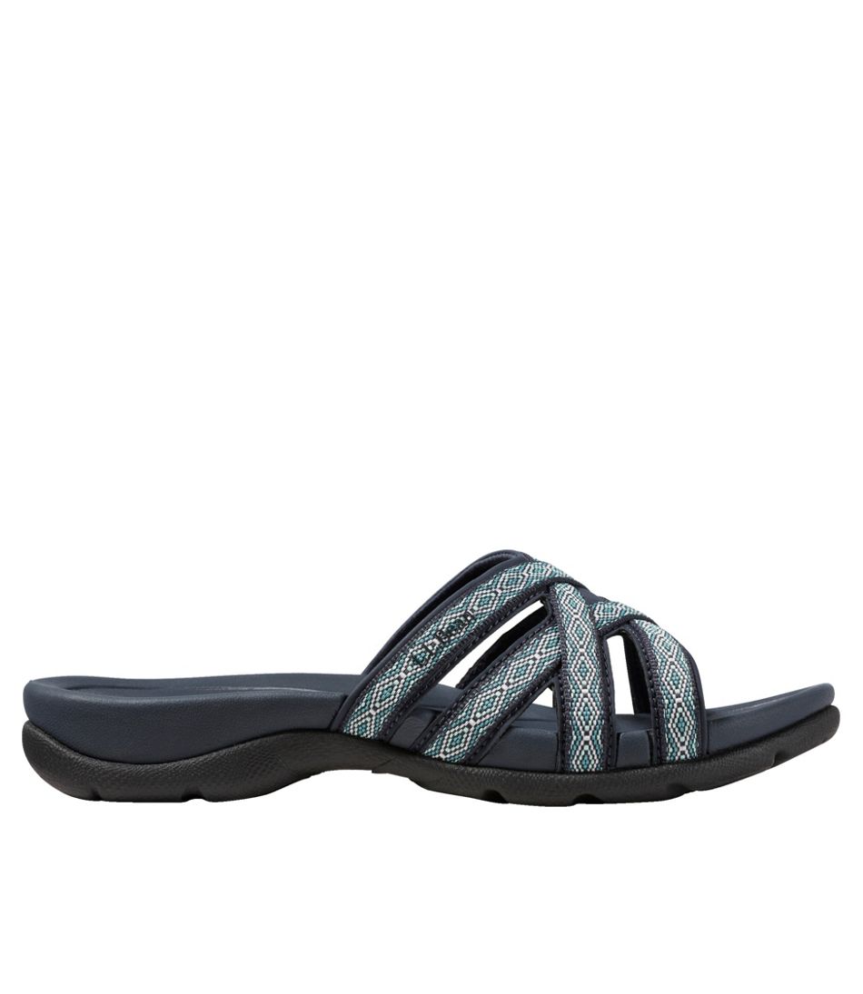 L.L.Bean Women's Boothbay Slide Sandals, Print FOOTWEAR