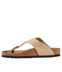 L.L.Bean Women's Birkenstock Big Buckle Gizeh Sandals, Nubuck FOOTWEAR