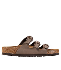 L.L.Bean Women's Birkenstock Florida Sandals, Soft Footbed Birkibuc FOOTWEAR