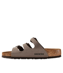 L.L.Bean Women's Birkenstock Florida Sandals, Soft Footbed Birkibuc FOOTWEAR