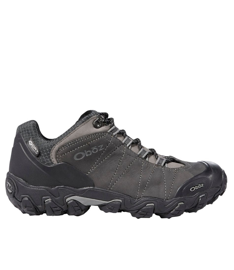 L.L.Bean Men's Oboz Bridger Low B-Dry Hiking Shoes FOOTWEAR