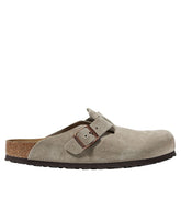 L.L.Bean Men's Birkenstock Soft Footbed Boston Clogs, Suede FOOTWEAR
