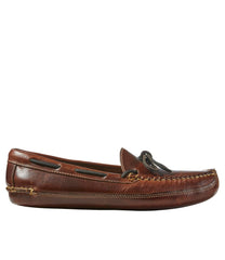 L.L.Bean Men's Leather Double-Sole Slippers, Leather-Lined FOOTWEAR
