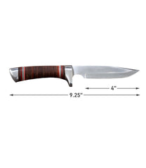 L.L.Bean Stacked Leather Hunting Knife OUTDOOR EQUIPMENT