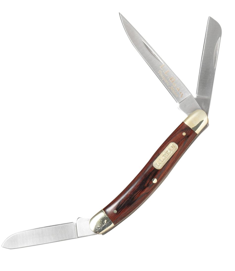 L.L.Bean Double L® Pocket Knife, Three Blade OUTDOOR EQUIPMENT