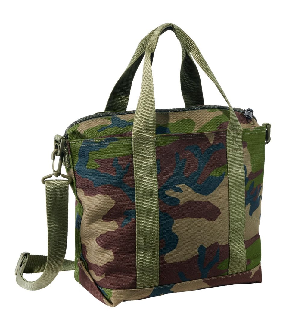 L.L.Bean Zip Hunter's Tote Bag With Strap, Camo OUTDOOR EQUIPMENT|BAG & TRAVEL