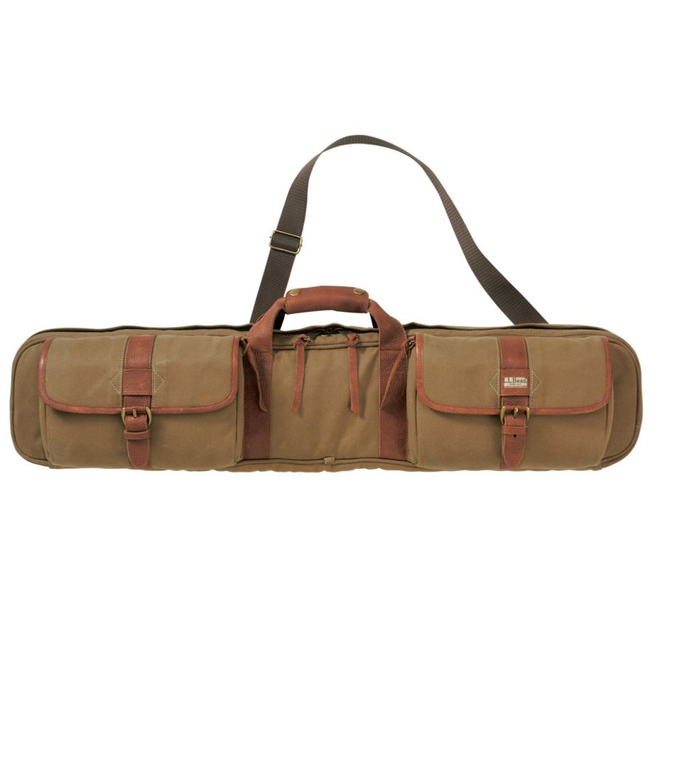 L.L.Bean Maine Guide Waxed-Canvas Four-Piece Rod Case OUTDOOR EQUIPMENT