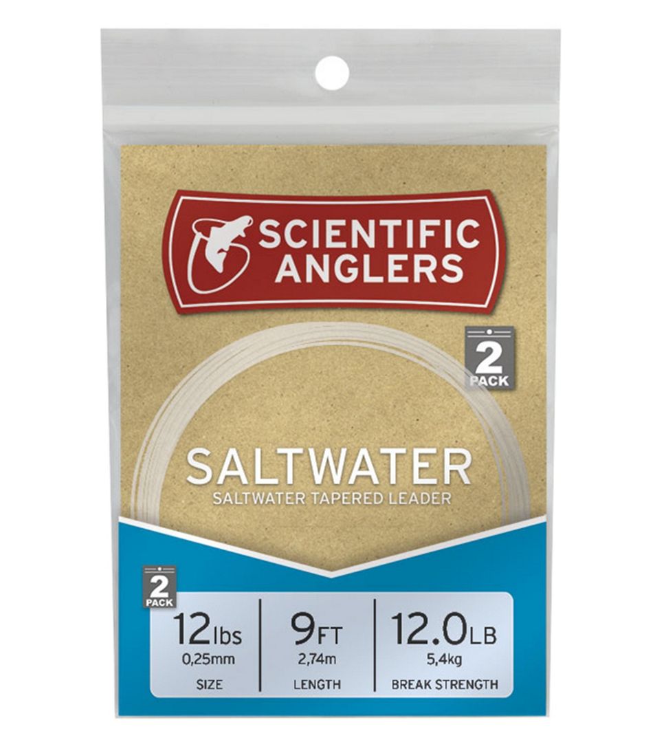 L.L.Bean Scientific Anglers Saltwater Nylon Leaders, 9' 2-Pack OUTDOOR EQUIPMENT