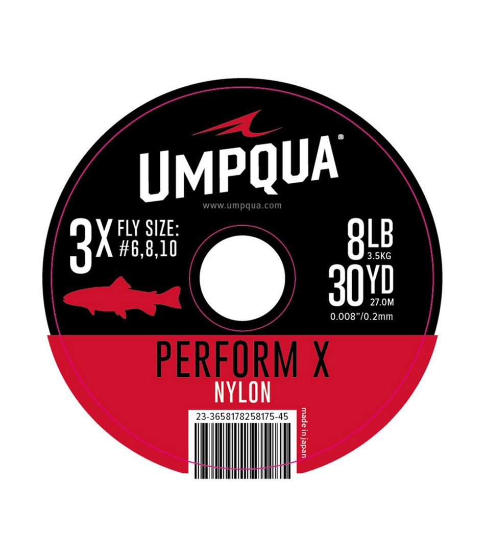 L.L.Bean Umpqua Perform X Trout Nylon Tippet 30 Yards OUTDOOR EQUIPMENT