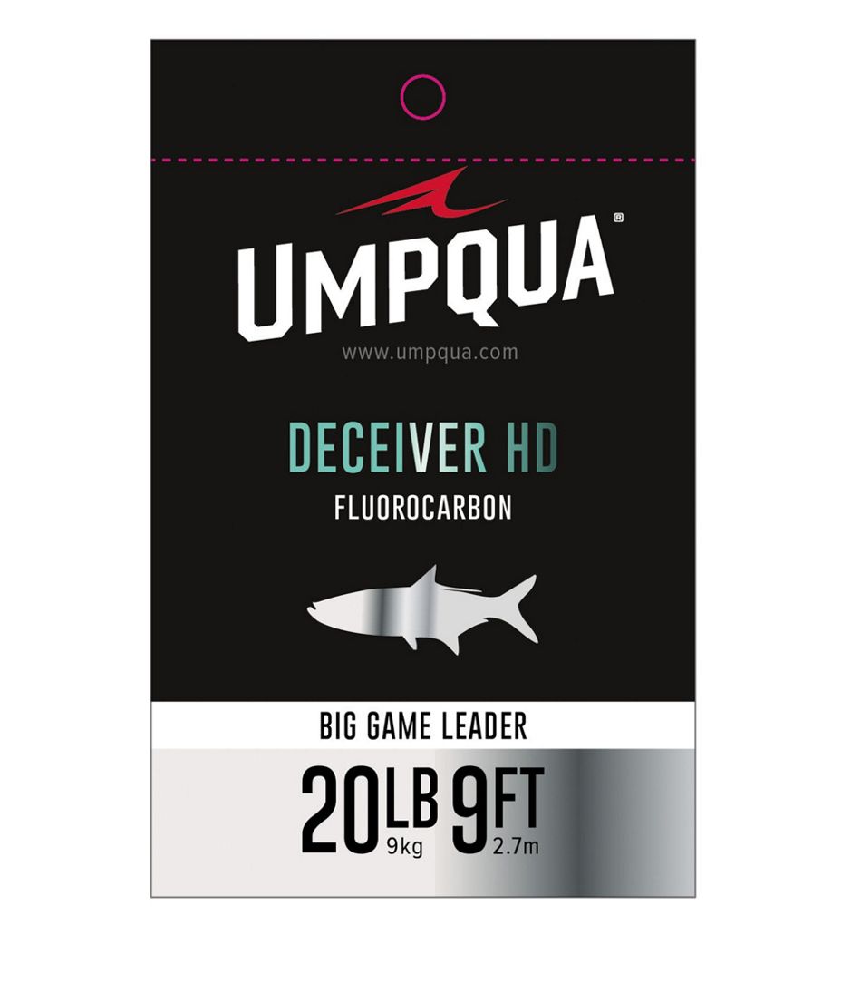 L.L.Bean Umpqua Deceiver HD Big Game Fluorocarbon Leader, 9' OUTDOOR EQUIPMENT