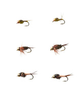 L.L.Bean Umpqua Six-Piece Bead Head Nymph Selection OUTDOOR EQUIPMENT
