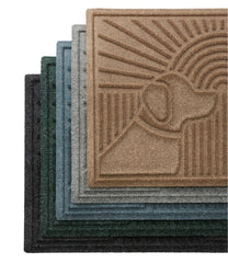 L.L.Bean Everyspace Recycled Waterhog Wide Doormat, Sunrise Dogs OUTDOOR EQUIPMENT|HOME GOODS