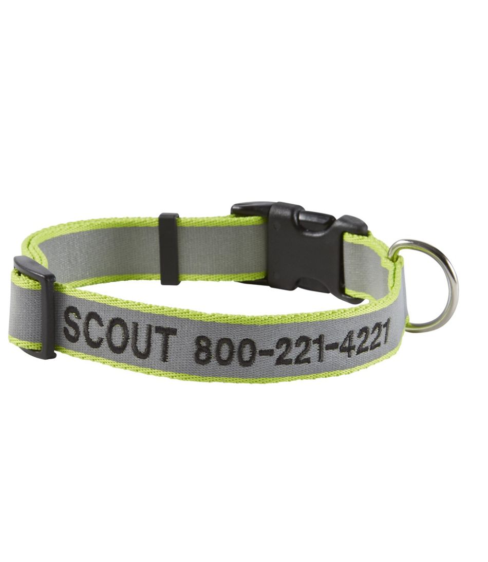 L.L.Bean Personalized Pet Collar, Reflective OUTDOOR EQUIPMENT|HOME GOODS