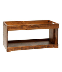 L.L.Bean Rustic Wooden Two Tier Boot Tray HOME GOODS