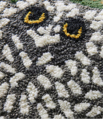 L.L.Bean Indoor/Outdoor Hooked Pillow, Owls HOME GOODS