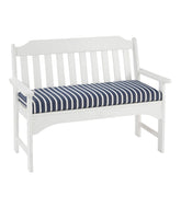 L.L.Bean Casco Bay All-Weather Bench Cushion, Stripe HOME GOODS|SALE