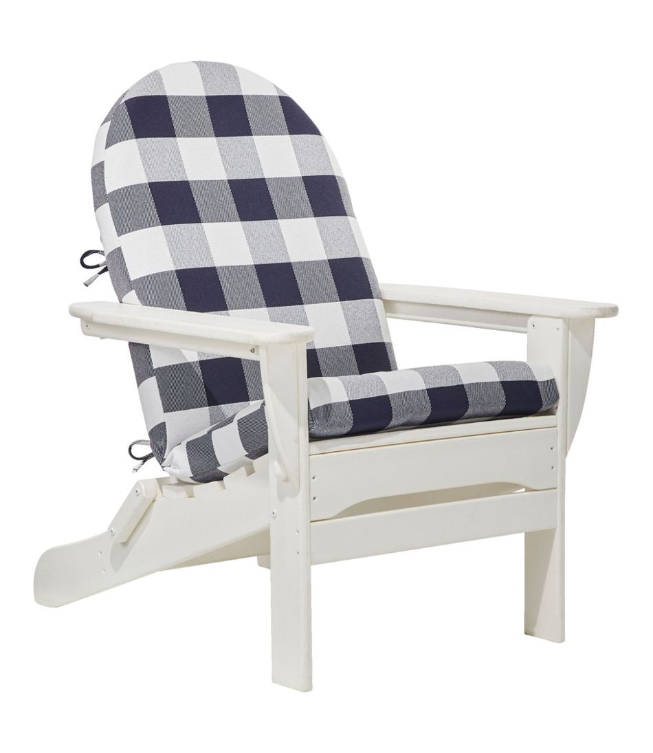 L.L.Bean Adirondack Chair Seat and Back Cushion, Buffalo Plaid HOME GOODS|SALE