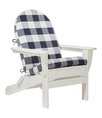 L.L.Bean Adirondack Chair Seat and Back Cushion, Buffalo Plaid HOME GOODS|SALE