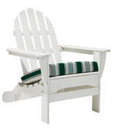 L.L.Bean Casco Bay Adirondack Chair Seat Cushion, Stripe HOME GOODS